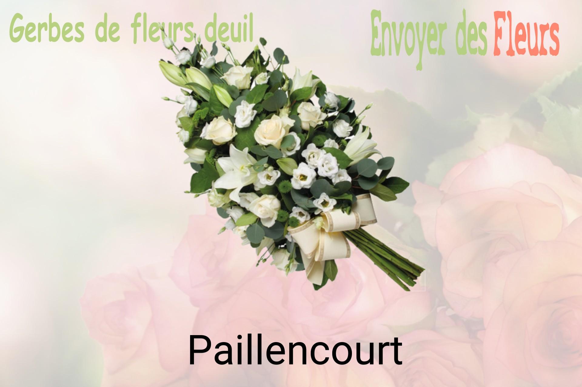 Gerbe de fleurs de deuil livrée à Paillencourt